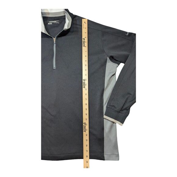 NIKE Golf Tour Performance Dri-Fit 1/4 Zip Pullover Men’s Black Grey Size XXL - Picture 5 of 5